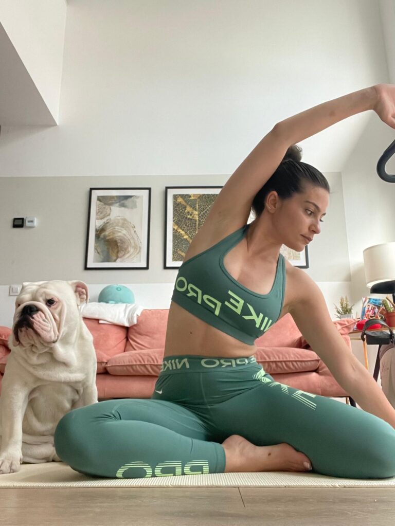 estefania y su perro